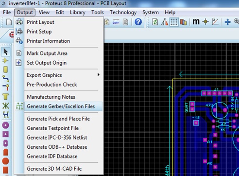 Hướng dẫn xuất File Gerber từ Proteus